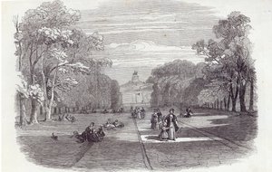 The Long Walk, Windsor, z The Illustrated London News, 14 listopada 1846 r. autorstwa English School